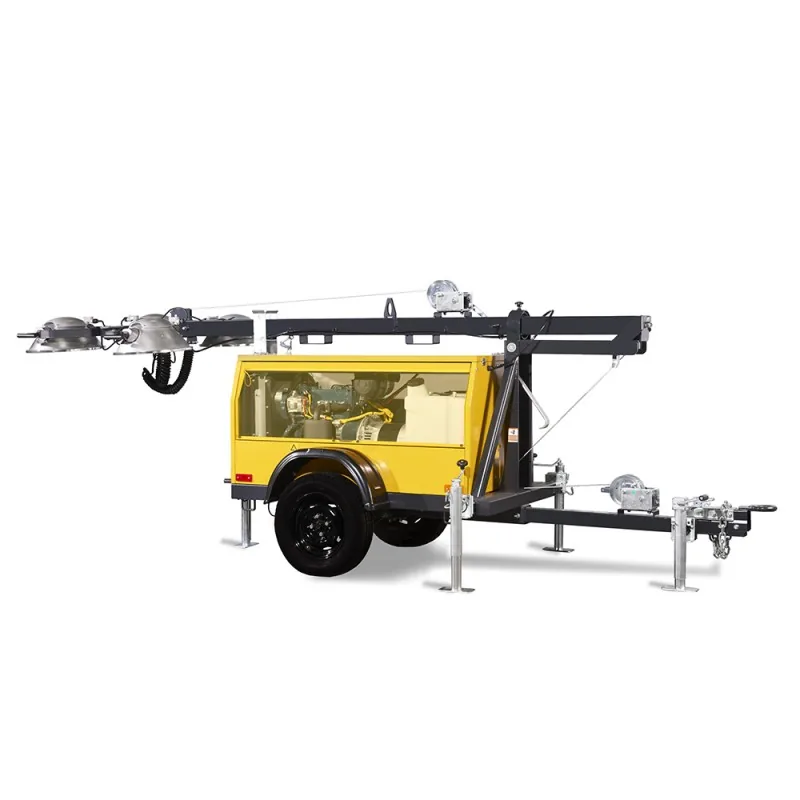 Torres de iluminación ATLAS COPCO QLT-M10 de 4 LED 350W en arriendo — Generadores Marín