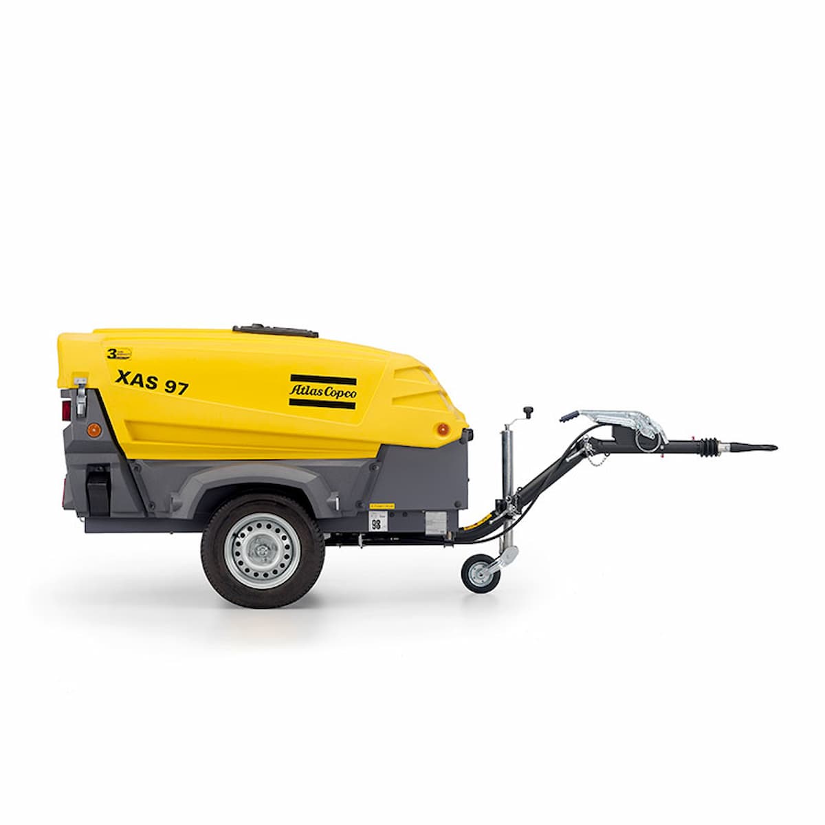 Compresor de aire Atlas Copco XAS97 en arriendo — Generadores Marín